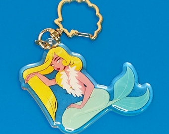 Neverland Mermaid (Blonde) - keychain