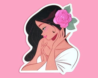 Flower Girl - Sticker