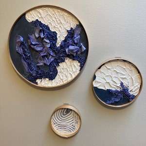 Abstract art trio