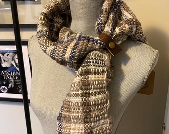 Hand woven scarf