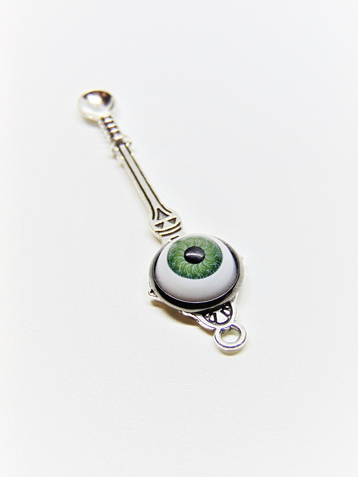 Doll Eye Spoon with Green Eyeball Metal Little Teaspoon Etsy