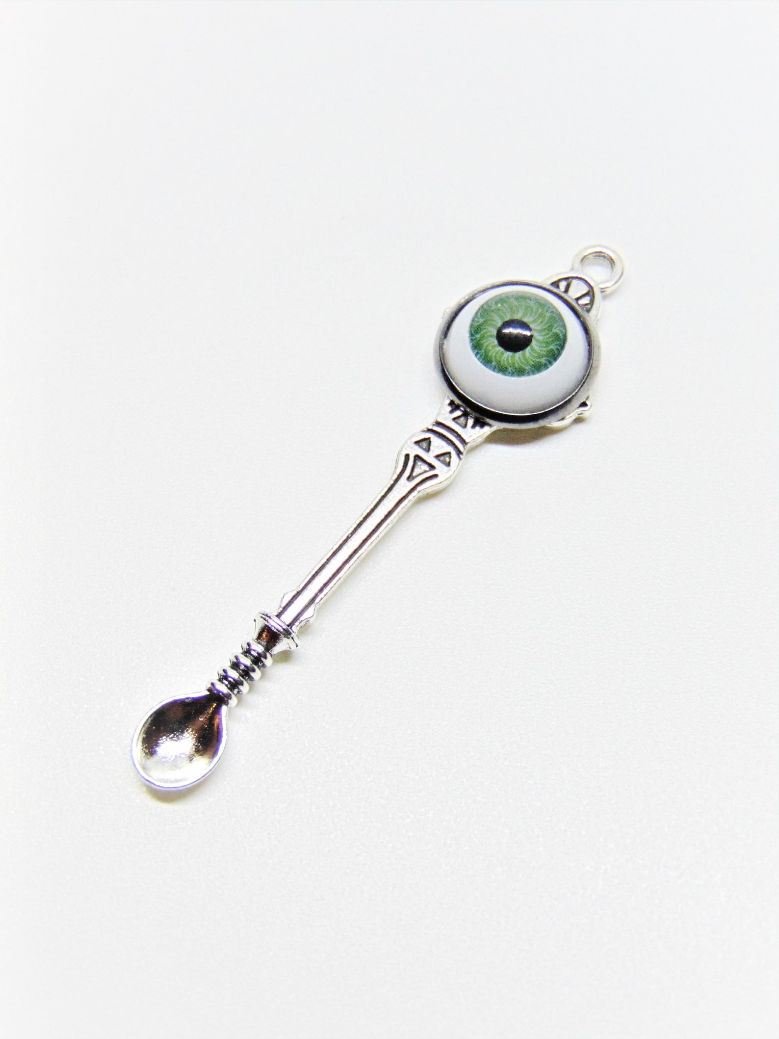 Doll Eye Spoon with Green Eyeball Metal Little Teaspoon Etsy