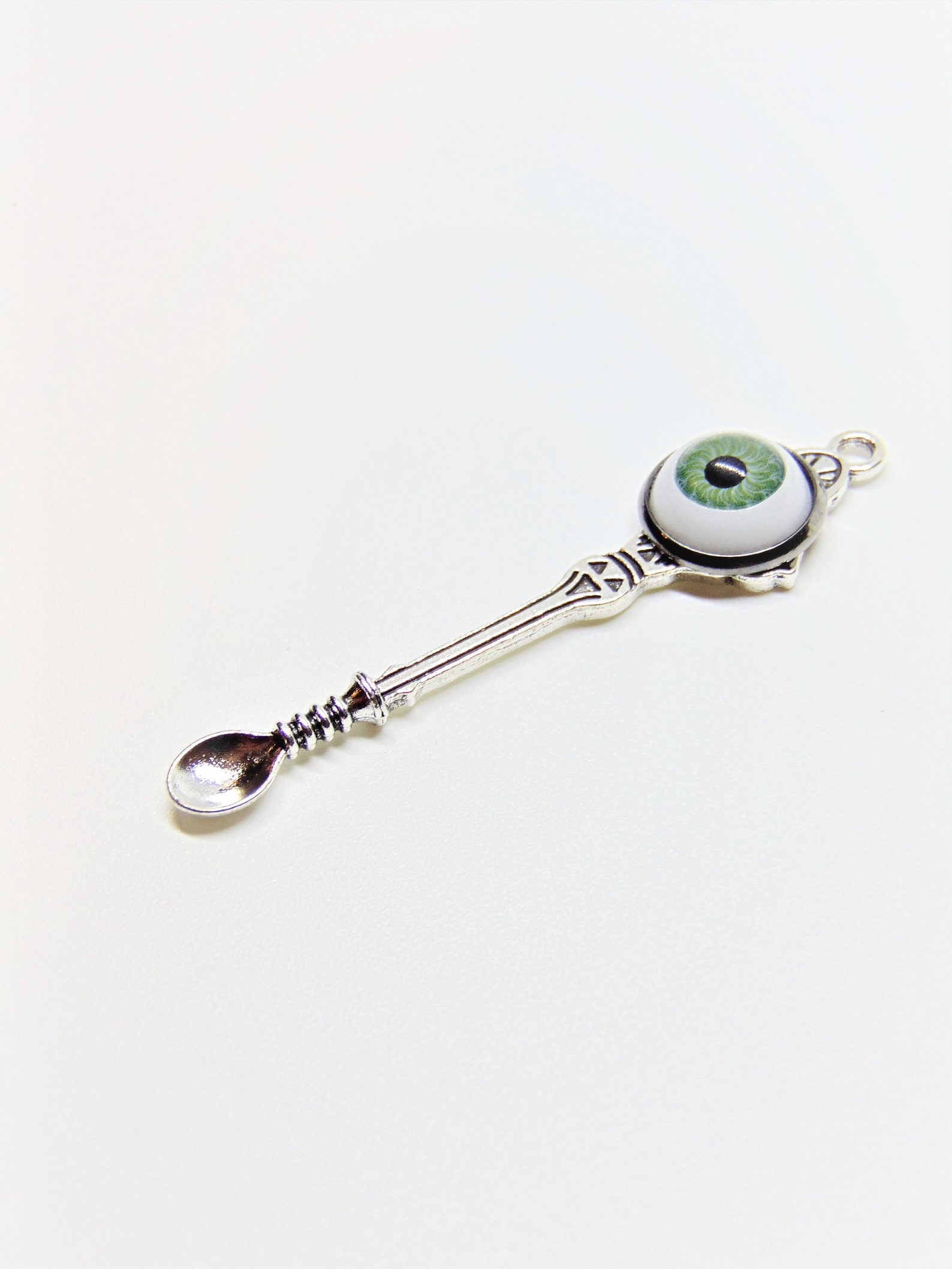 Doll Eye Spoon with Green Eyeball Metal Little Teaspoon Etsy
