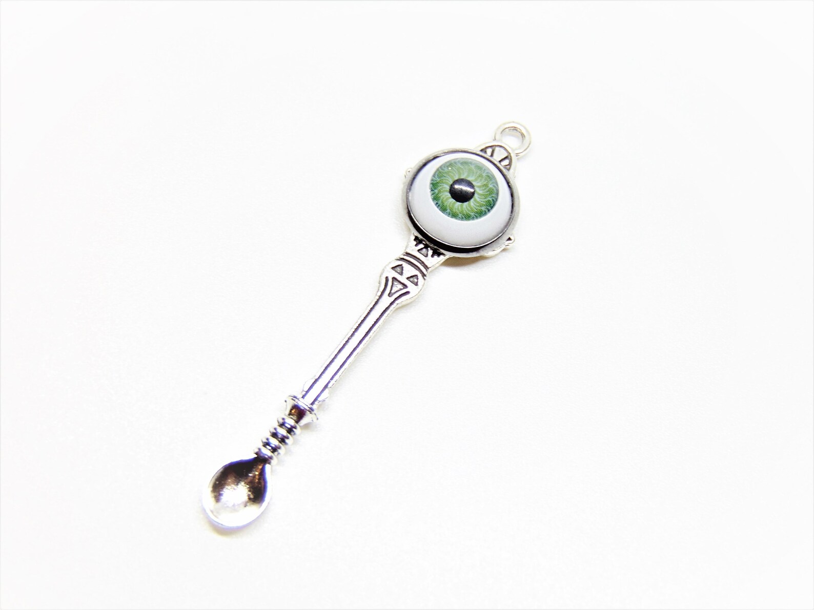 Doll Eye Spoon with Green Eyeball Metal Little Teaspoon Etsy