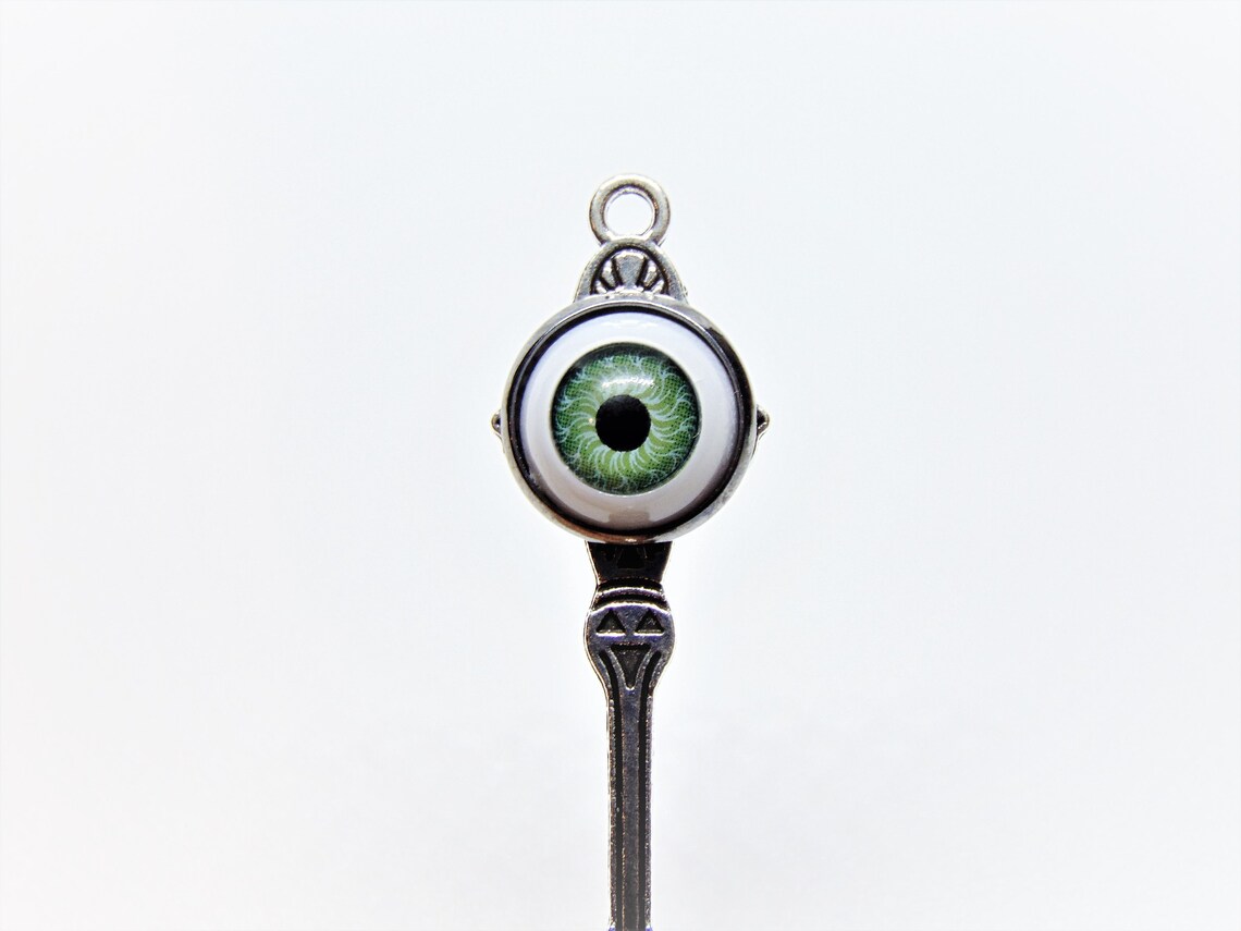 Doll Eye Spoon with Green Eyeball Metal Little Teaspoon Etsy