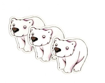 Polar Bear Sticker *3 Pack*