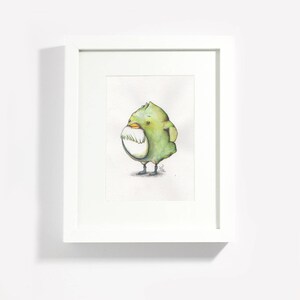 Grüner Vogel PRINT