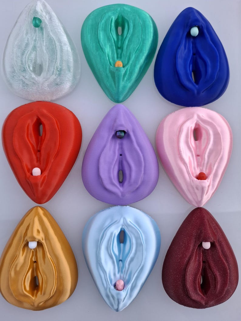 Clitoris Vulva Anatomy Model - Detachable 3D Printed, Life-Size, Multicolor, Sex Education image 10