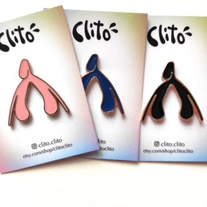 Clitoris Enamel Pin - Clito - Limited Edition