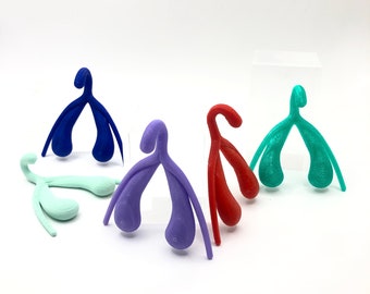 Clitoris Model - Anatomically Accurate, Detachable, Life-Size, Multicolor, 3D Printed