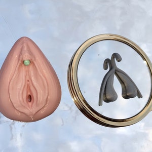 Clitoris Vulva Anatomy Model - Detachable 3D Printed, Life-Size, Multicolor, Sex Education image 4