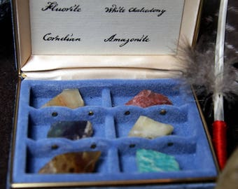 2# Mineral Specimens Set Geology Set Geology Samples Geology Specimens Alchemy Set Biology Set Mineralogy Handwritten Labels