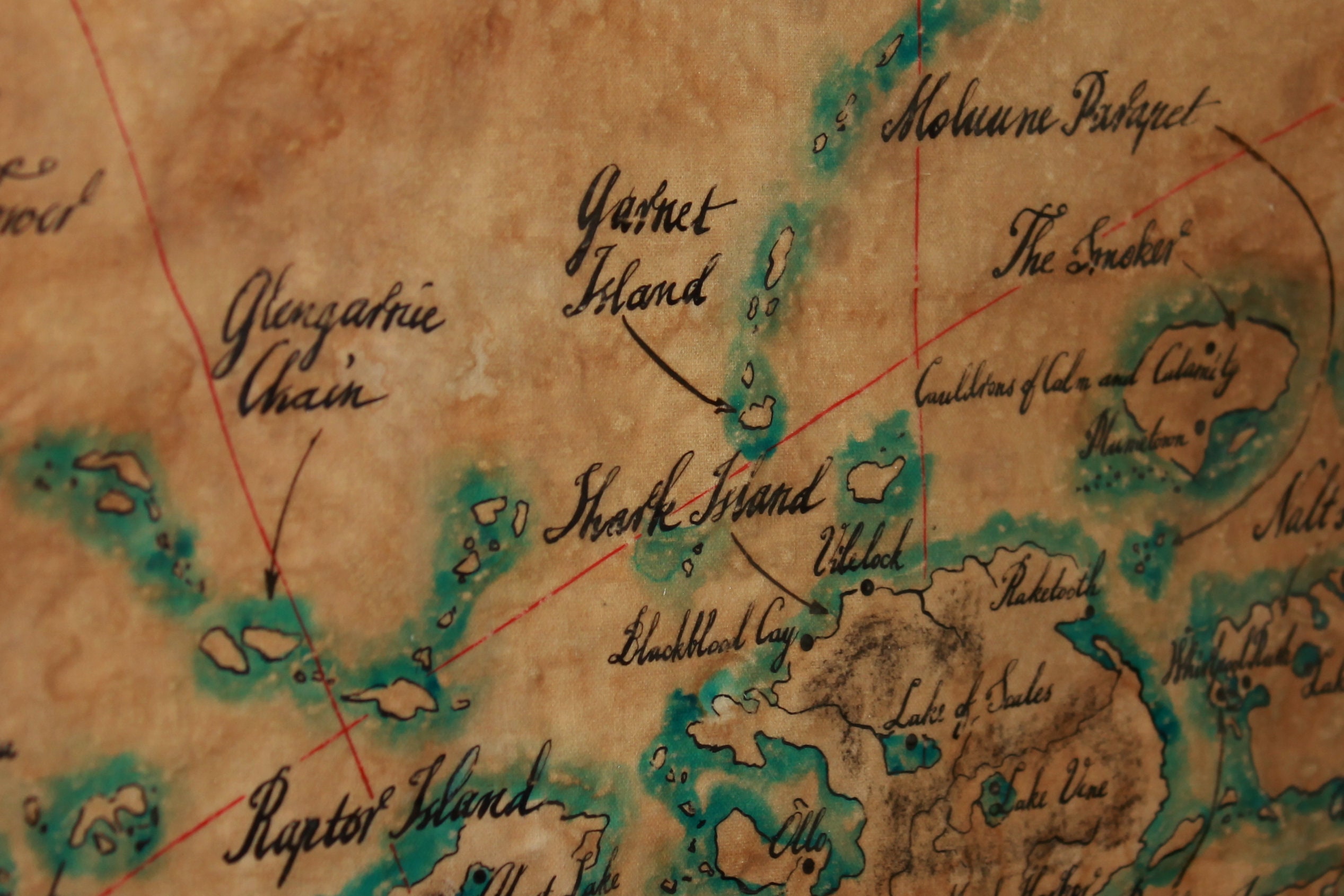 Skull And Shackles Map Large The Shackles Map From Skull & Shackles Please Read | Etsy Uk