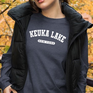 Keuka Lake Unisex Long Sleeve Tee - Finger Lakes New York