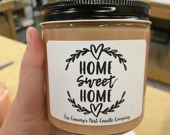 New Home Gift, Soy Candle, Housewarming Gift, New Apartment, First Home, Moving Gift, New Home Gift for Couple, Home Sweet Home Candle