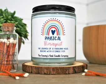 Physical Therapist Gift, Soy Candle, Physical Therapist Graduation, DPT Appreciation, National Physical Therapy Month Gift