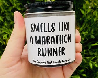 Vela de corredor de maratón: regalo para los entusiastas del running