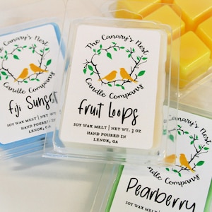 Strong Wax Melts, Choose Your Scent, Soy Wax Melts, Pure Soy Wax, Wax Cubes, Clamshell Melts, Candle Melts, Wax Chunks, Wax Warmer, Soy Tart