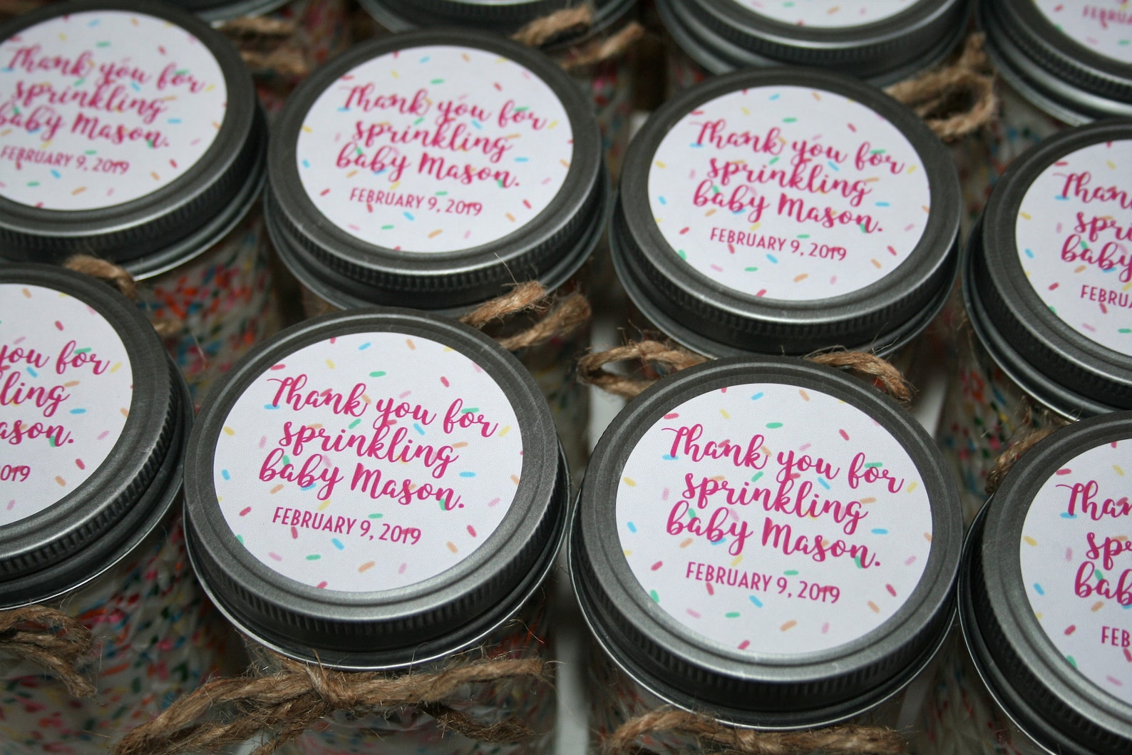 Baby Shower Thank You Gifts Soy Candles Personalized Etsy