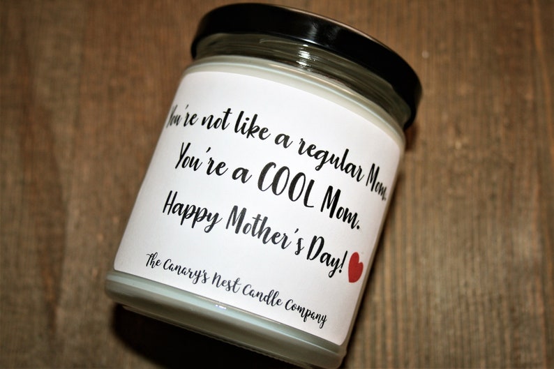 Mother's Day Candle You're a Cool Mom Candle Funny Etsy