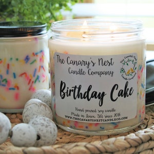 Birthday Cake Scented Soy Candle, Best Birthday Gifts, Sprinkle Candles, Birthday Gifts for Her, Best Friend Birthday Gift Idea, Party Favor image 5