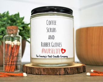 Nurse Gift, Nurse Candle, Nurse Appreciation Gift, Nurse Week Gift, Nurse Life, Soy Candles, Nurse Week Candle, Nursing Graduation Gift