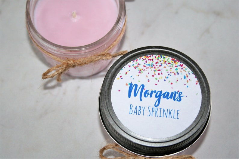 Baby Shower Candles Personalized Baby Shower Favors Baby Etsy