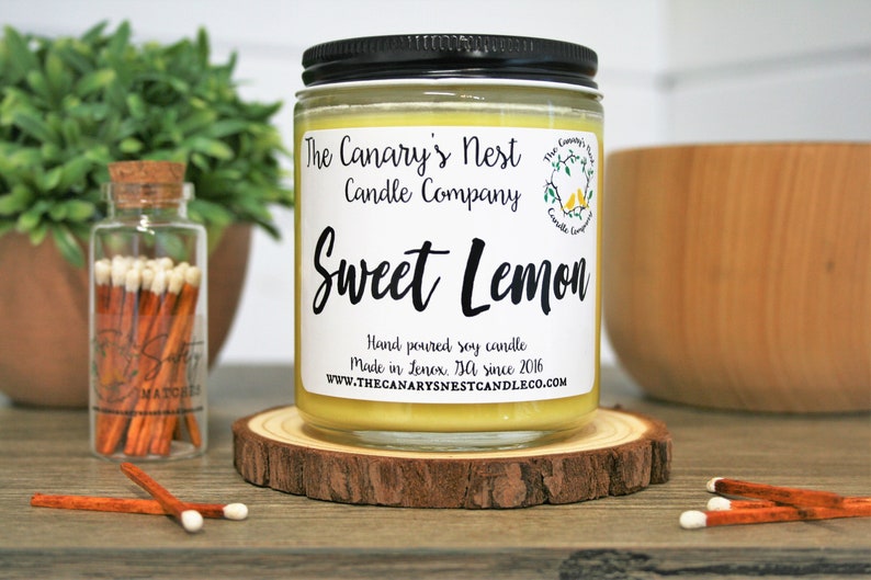 The Canary's Nest Candle Company Soy Candle