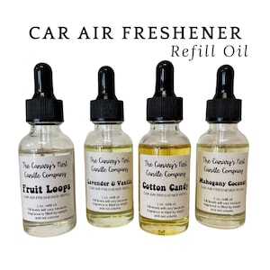 Car Freshie Refill, Car Air Freshener Refill, Car Diffuser, Car Fragrance, Car Air Freshener Fragrance Refill, Diffuser Oil