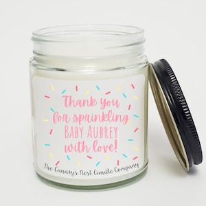 Personalized Baby Shower Candle Favors, Custom Baby Shower Candles, Baby Shower Favor, Baby Sprinkle Favors, Baby Boy Favor, Baby Girl Favor