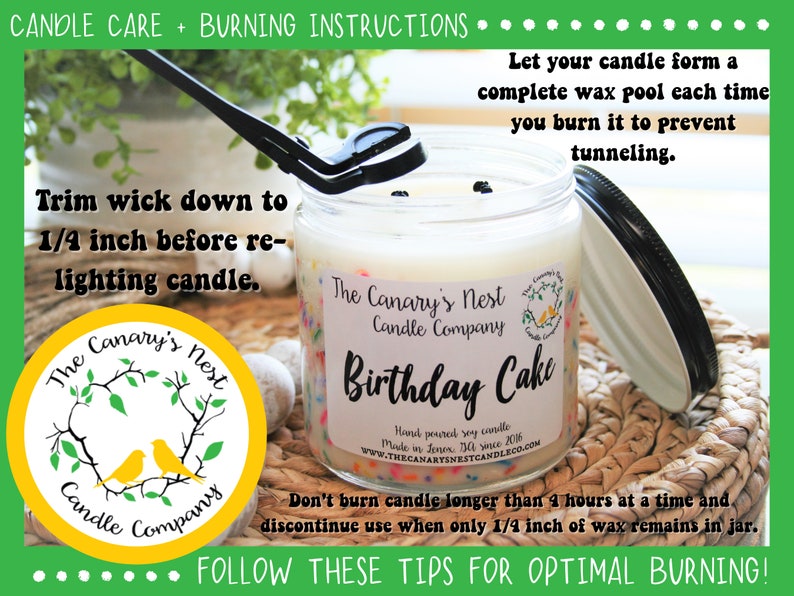 The Canary's Nest Candle Company Soy Candle - Thumbnail 3