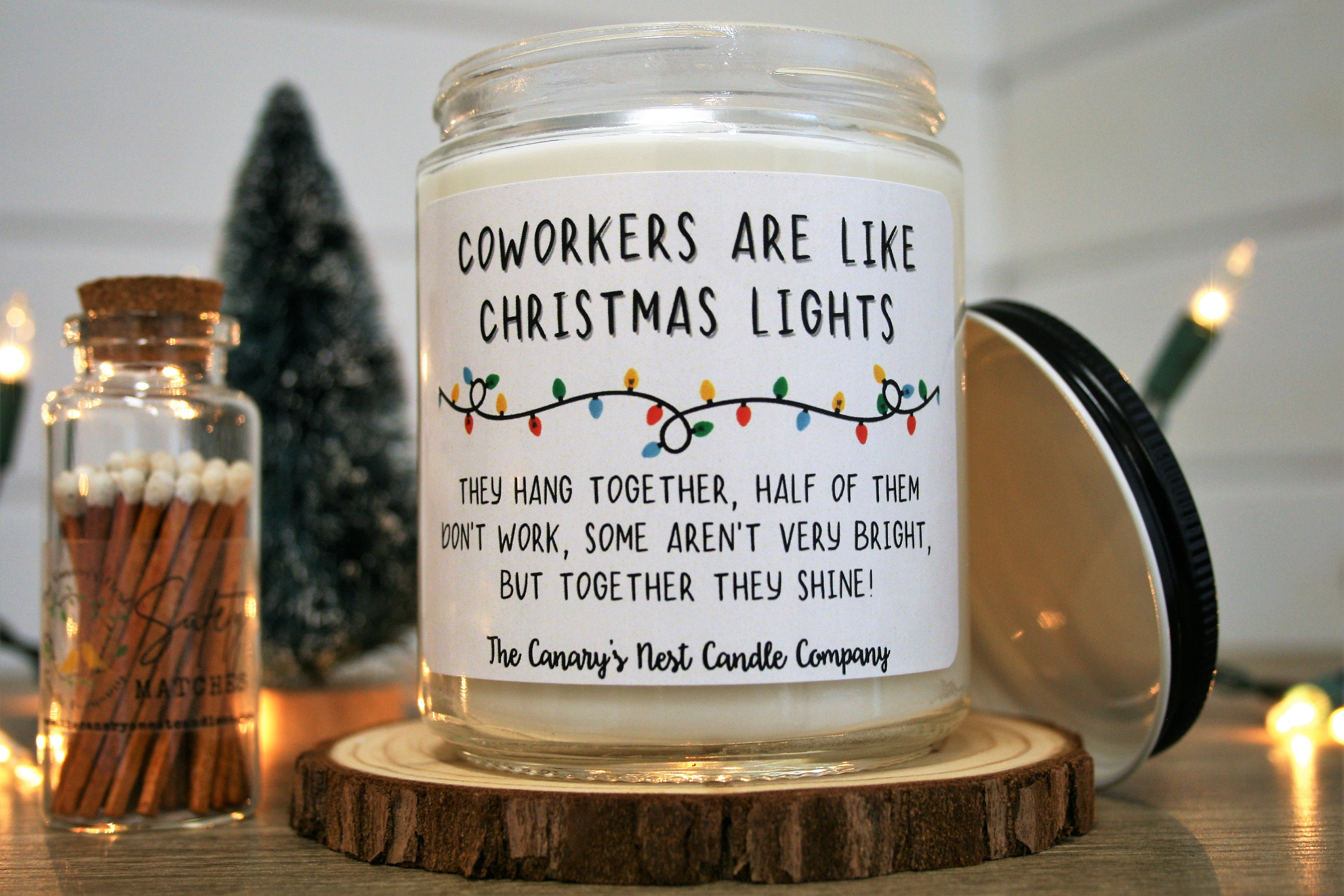 Funny Christmas Candle, Funny Christmas Gifts, Gift for Coworker