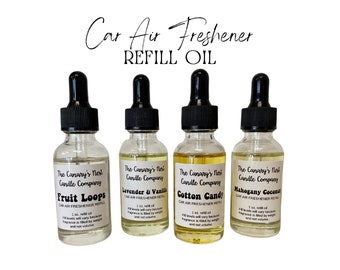Car Freshie Refill, Car Air Freshener Refill, Car Diffuser, Car Fragrance, Car Air Freshener Fragrance Refill, Diffuser Oil