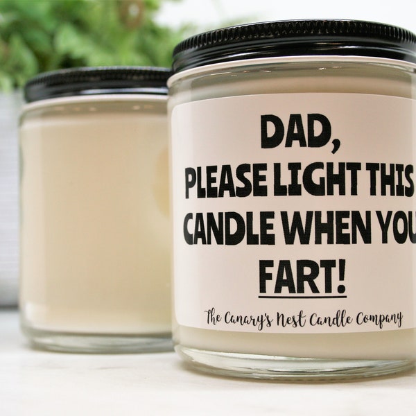 Light When Dad Farts Candle Etsy