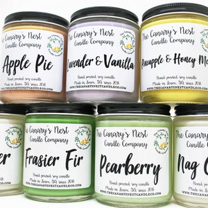 Soy Candles, Choose Your Size and Scent, Candles for Her, Candles for Him, Spring Candles, Summer Candles, Valentine Gifts, Gift for Friends