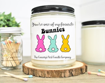 Easter Gift, Easter Candle, Bunny Candle, Easter Decor, Favorite Bunny Gift, Cute Easter Gifts, Best Friend Gifts, Womens Easter Gift