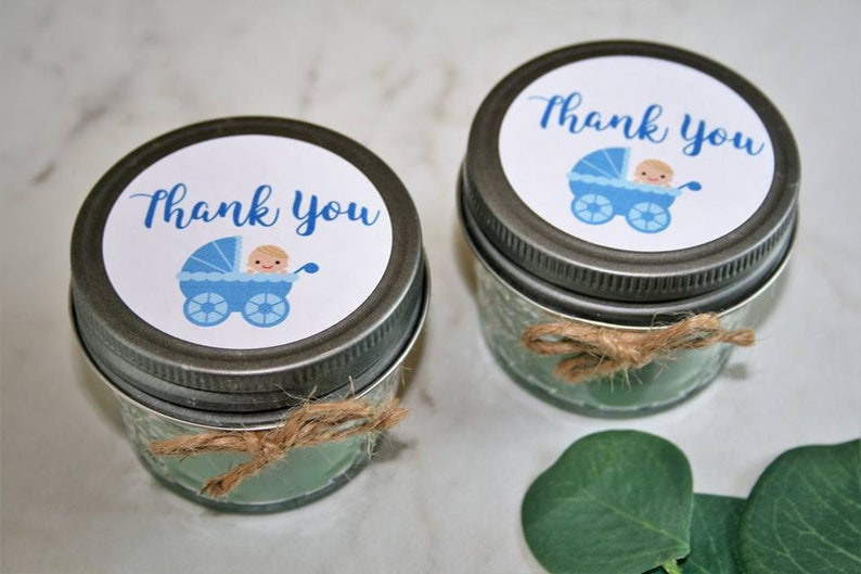 Baby Shower Thank You Gifts Soy Candles Personalized Etsy