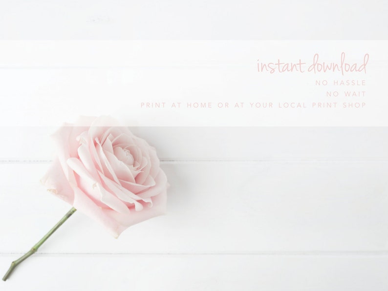 Wall Art Black & White 8x10 Print Dorm Art Typography Printable Instant