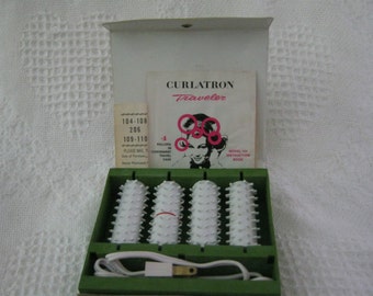 Curlatron Electric Rollers Travel Pak No Clips