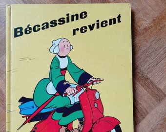 Livre, album de " Bécassine prend des pensionnaires " , Caumery et Pinchon , éditions Gautier- Languereau 1951 , collection Bécassine