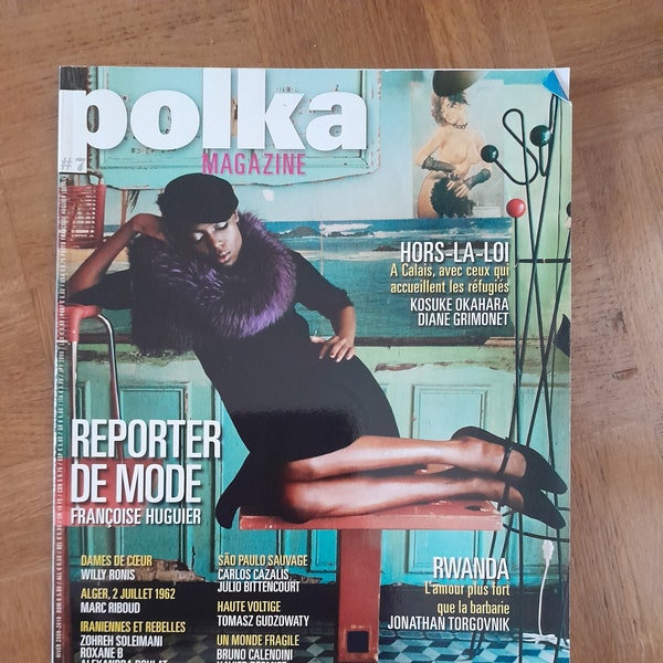 Polka magazine number 7 winter 2009, Willy Ronis, French photography magazine, vintage French photography magazine