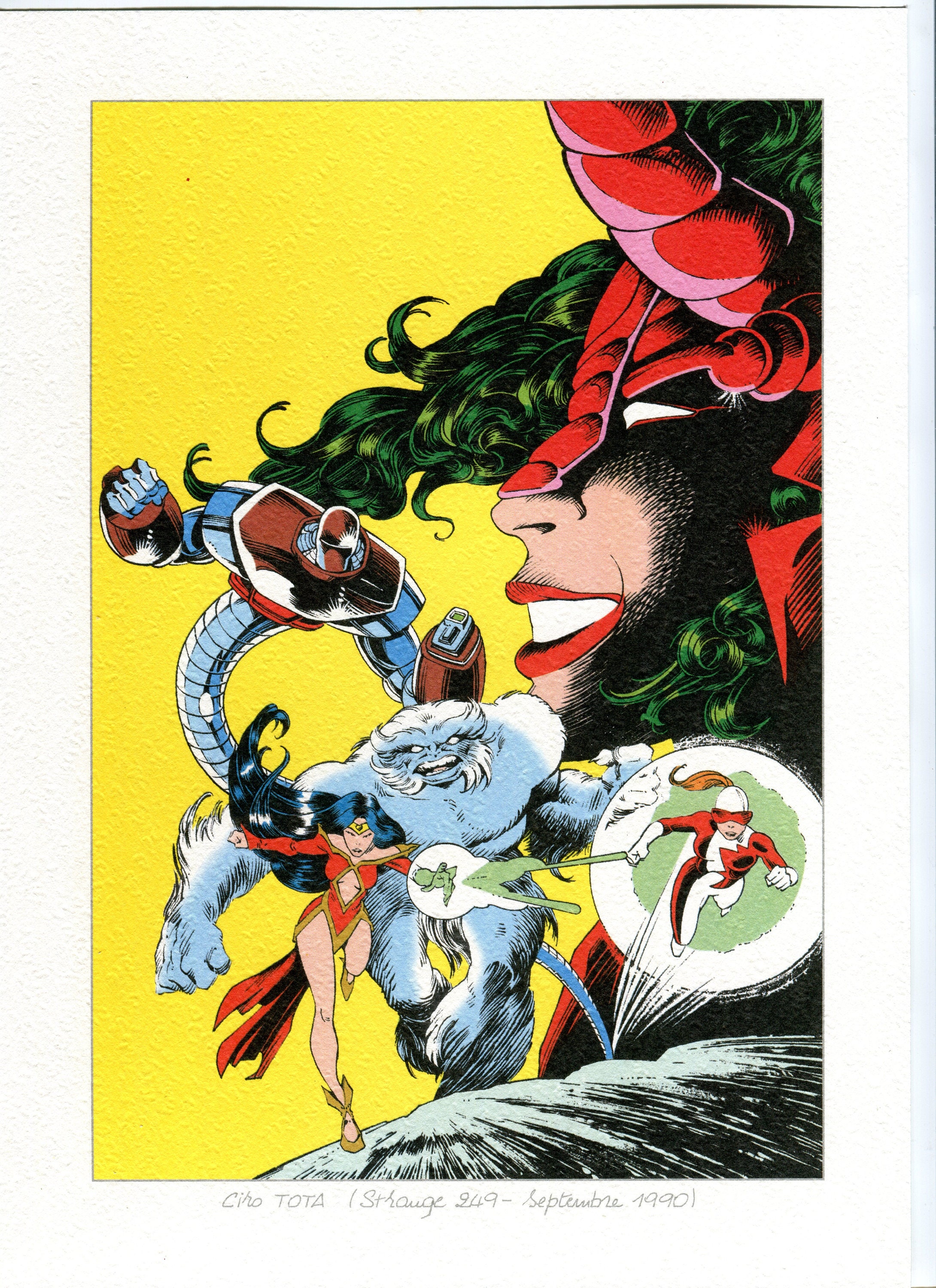 1995 Marvel Comics Cover of Strange 249 of September 1990 by - Etsy