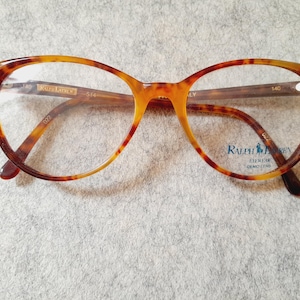 Ralph Lauren eyeglass frames, vintage eyeglasses, made in Italy from the 80s, luxury Ralph Lauren optics