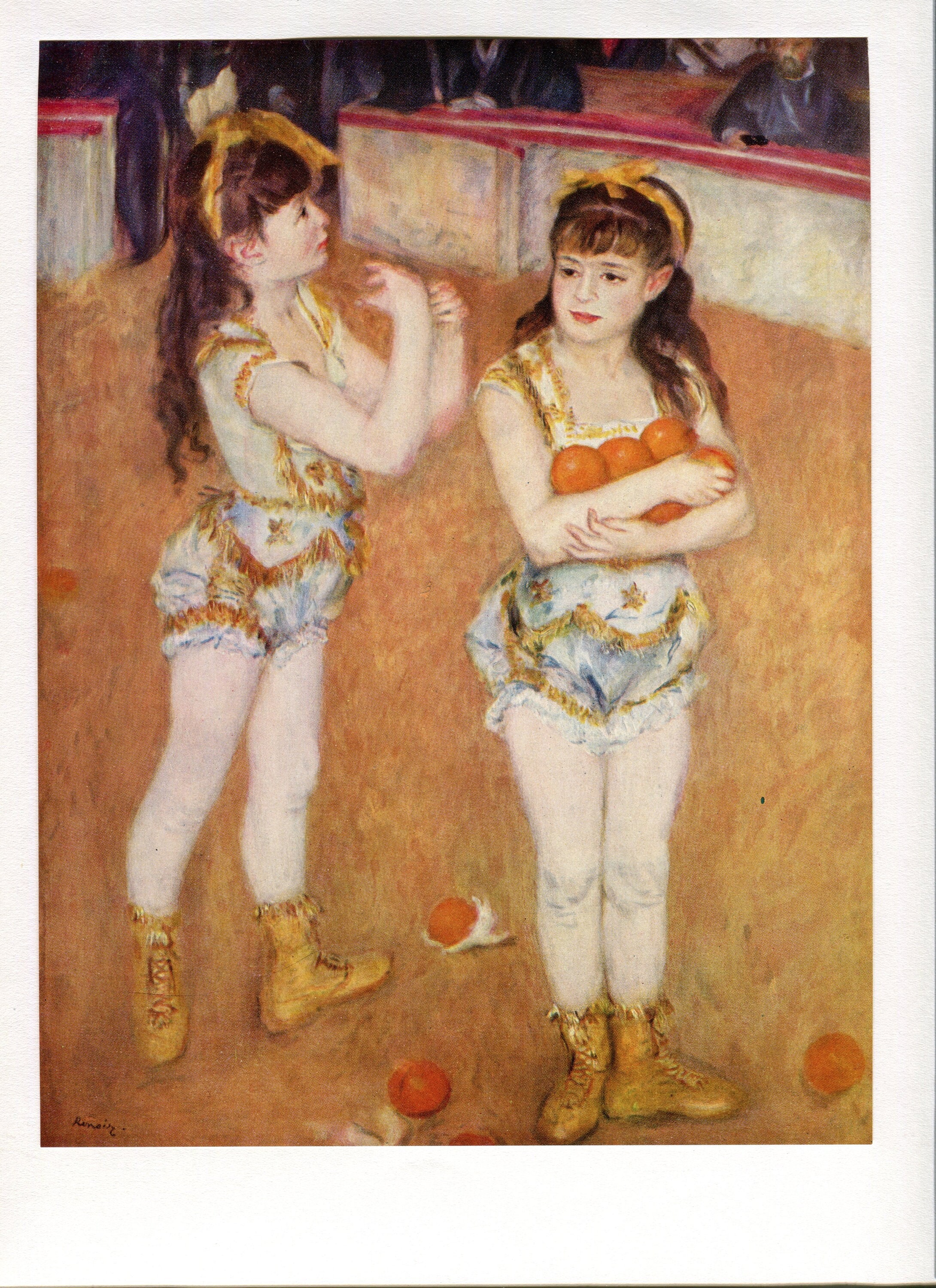 Auguste Renoir, Reproduction Datant de 1960 d' Un Tableau , Peintre Français Impressionniste, Décora