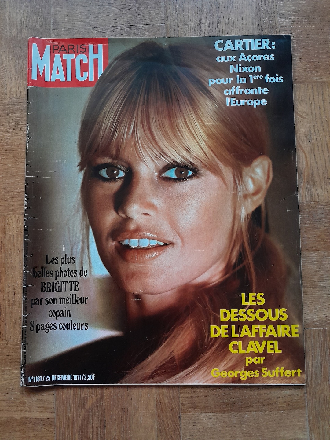 Brigitte Bardot, Paris Match Magazine December 1971, Photos of Brigitte