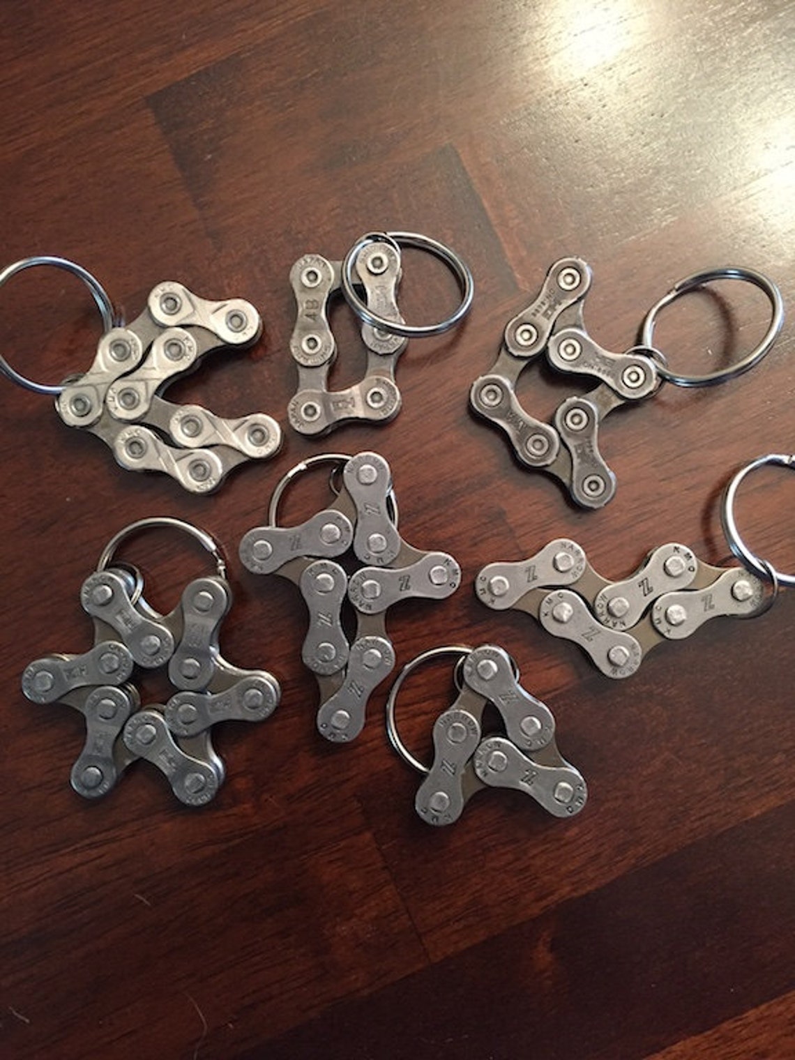 Bicycle Chain Keychain/ornament Many Designs and Free Shipping Etsy