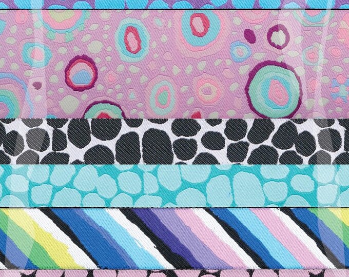 RIBBON PACK:  Kaffe Fassett Designer Ribbon Pack LAVENDER