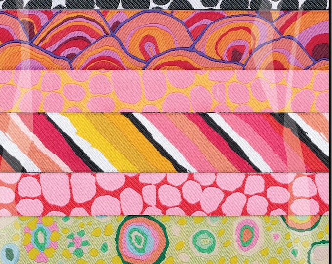 RIBBON PACK:  Kaffe Fassett Designer Ribbon Pack ZINNIA