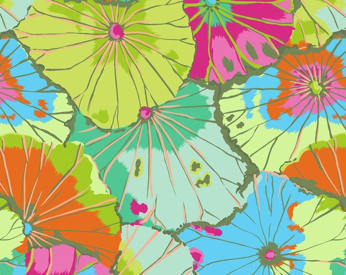 FABRIC:  Lotus Leaf LIME by Kaffe Fassett for the Kaffe Fassett Collective