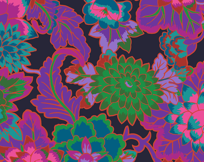 OOP FABRIC:  Cloisonné PURPLE by Kaffe Fassett for the Kaffe Fassett Collective